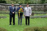 Niederlegung eines Blumenbouquets