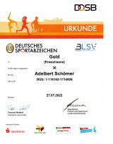 36 x Deutsches Sportabzeichen in GOLD